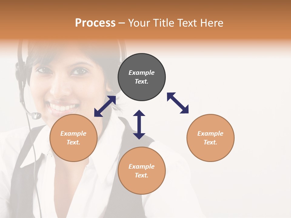 People Office Operator PowerPoint Template