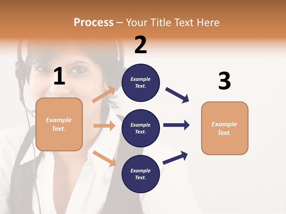 People Office Operator PowerPoint Template