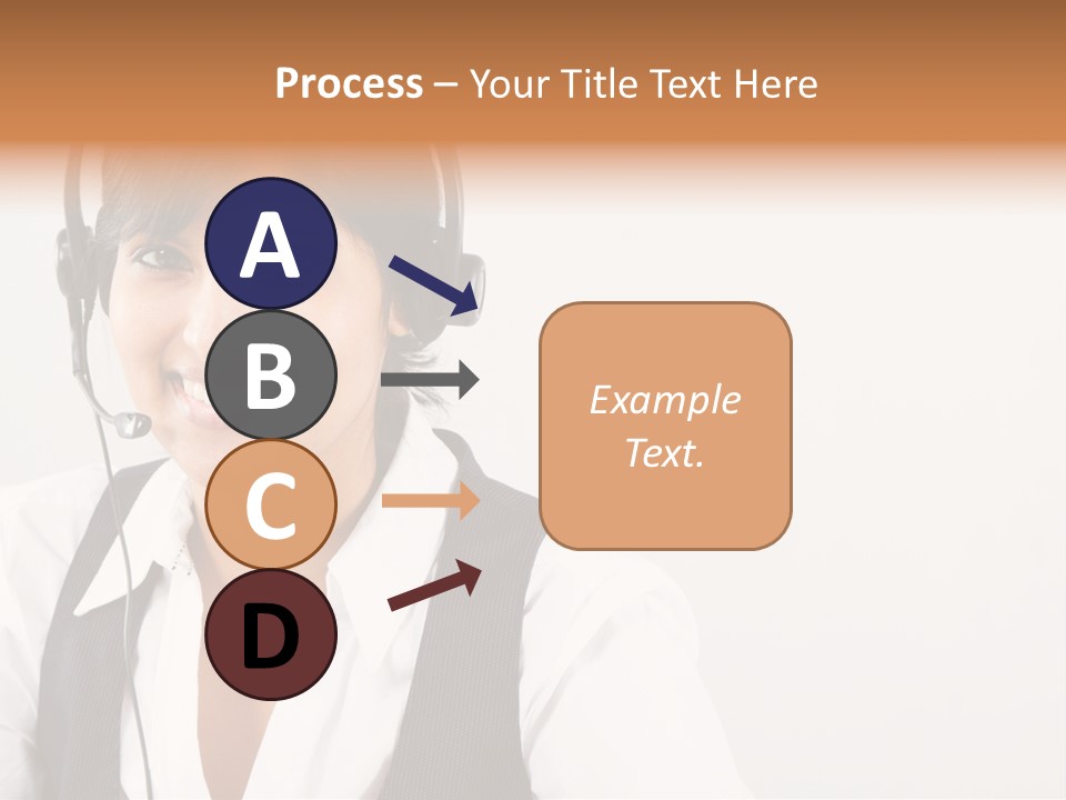 People Office Operator PowerPoint Template