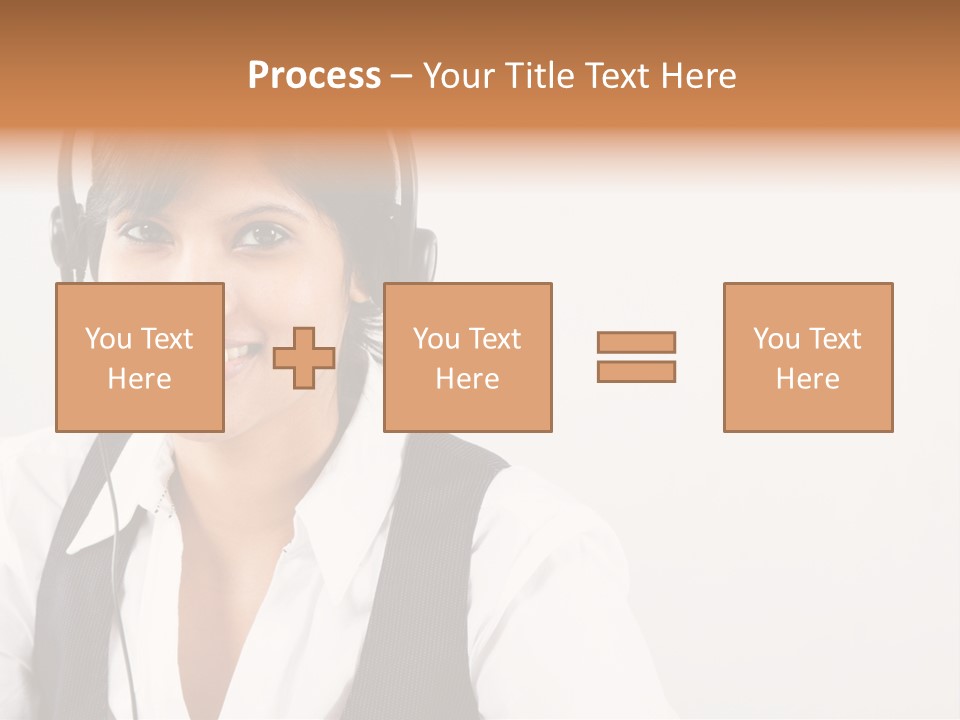 People Office Operator PowerPoint Template