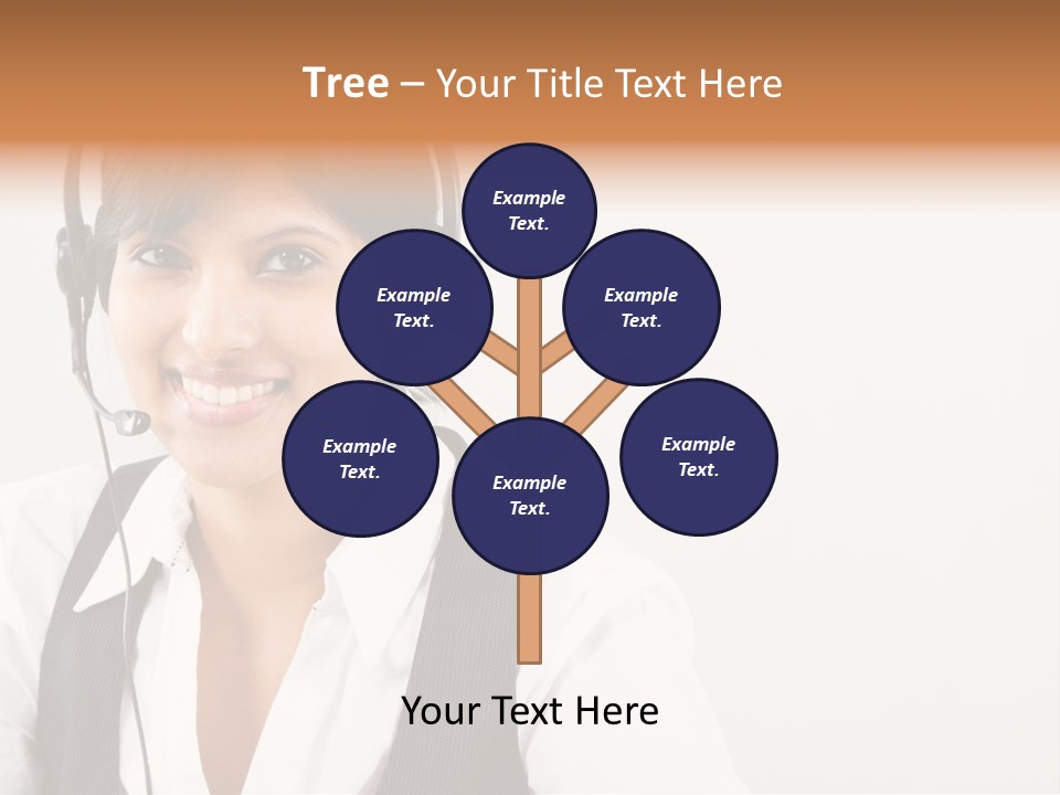 People Office Operator PowerPoint Template