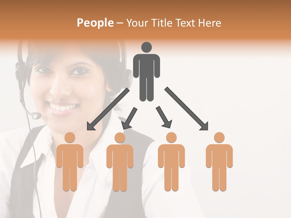 People Office Operator PowerPoint Template
