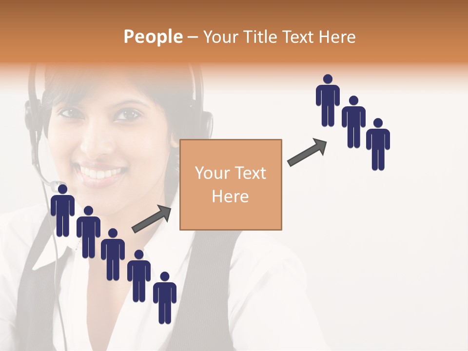 People Office Operator PowerPoint Template