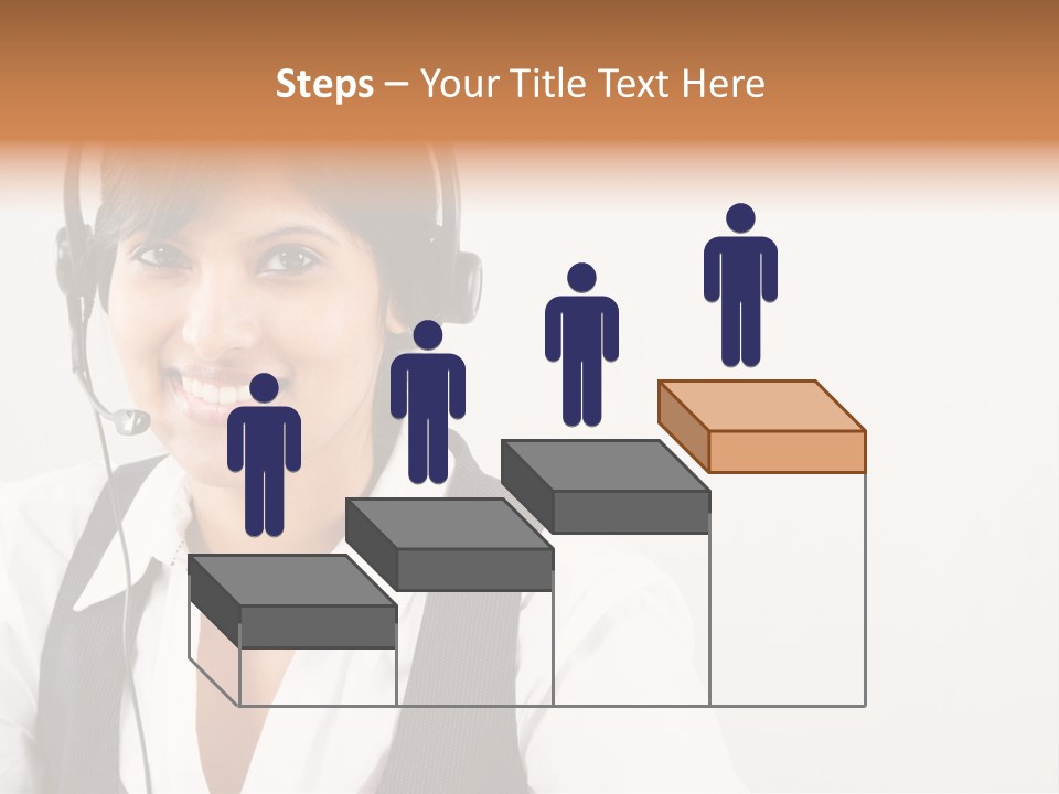 People Office Operator PowerPoint Template