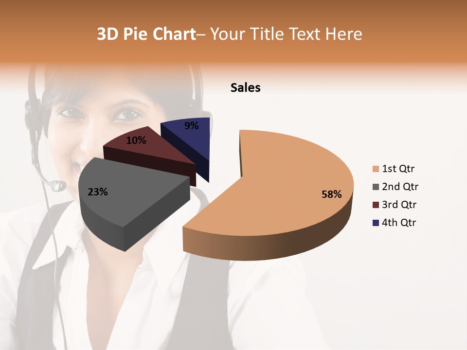 People Office Operator PowerPoint Template