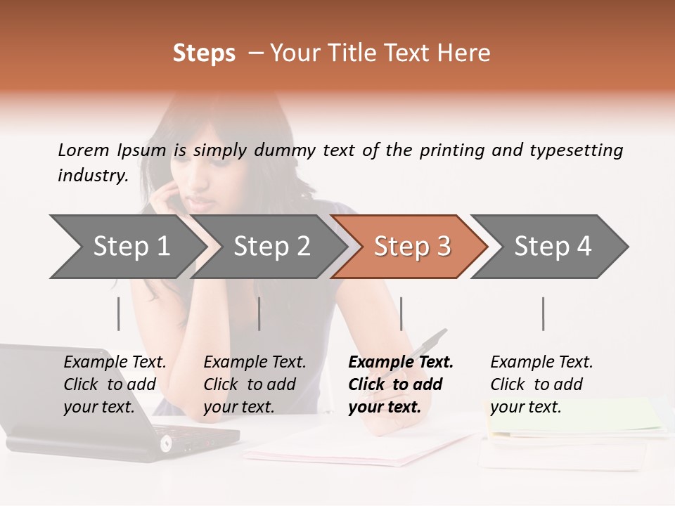 Cute Smart Middle Eastern PowerPoint Template