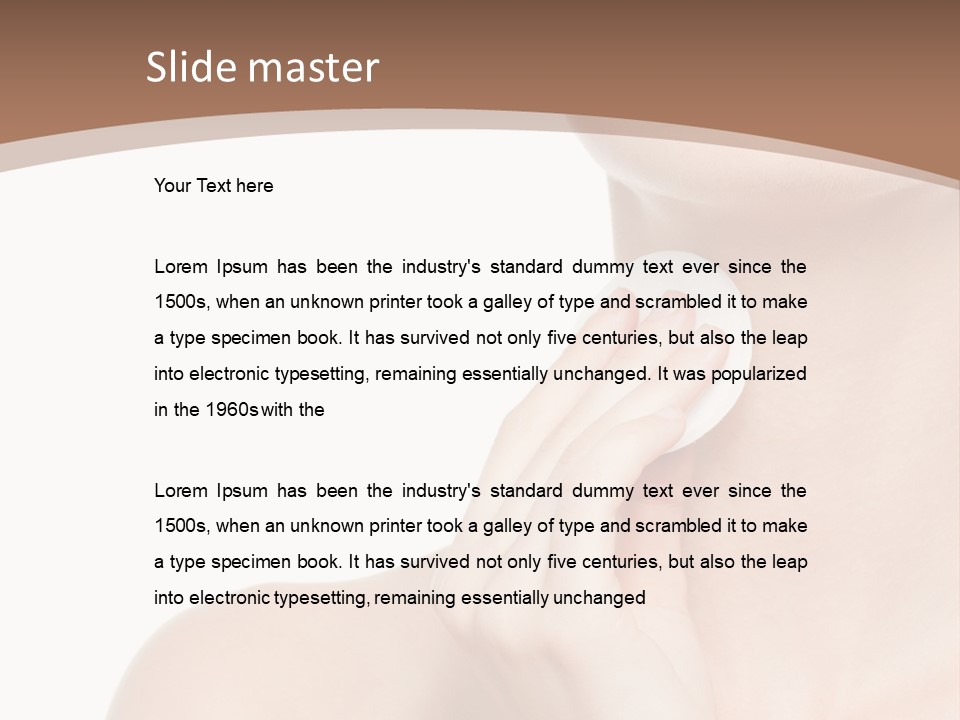 Studio Spa Female PowerPoint Template