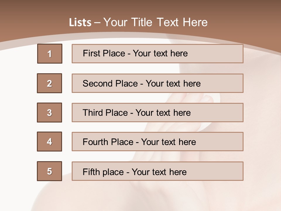 Studio Spa Female PowerPoint Template