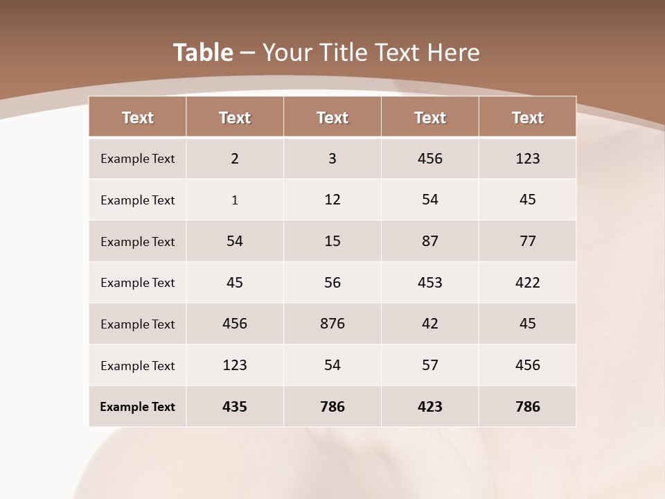 Studio Spa Female PowerPoint Template