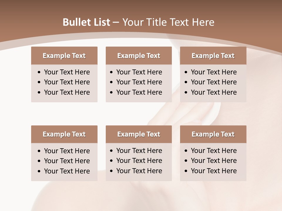 Studio Spa Female PowerPoint Template