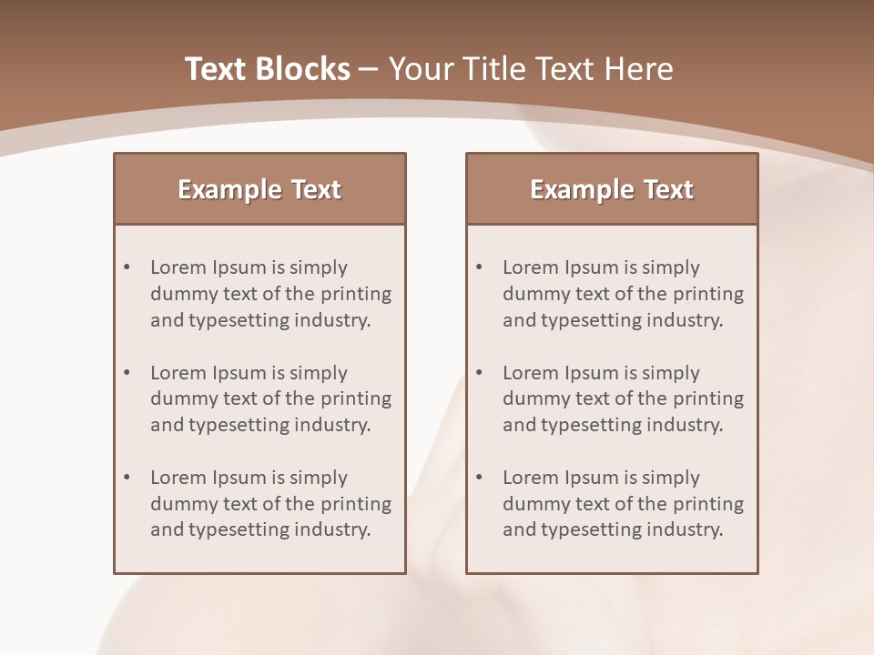 Studio Spa Female PowerPoint Template