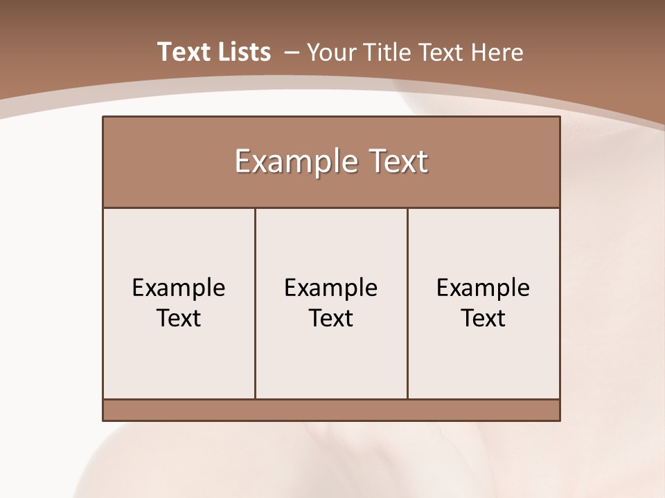Studio Spa Female PowerPoint Template