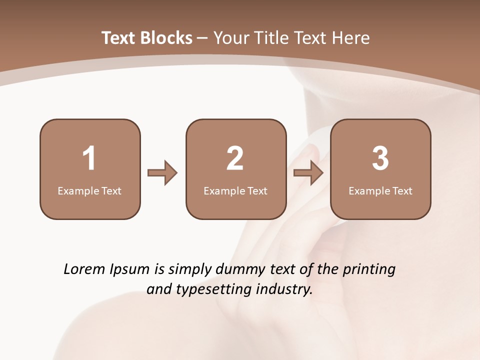 Studio Spa Female PowerPoint Template