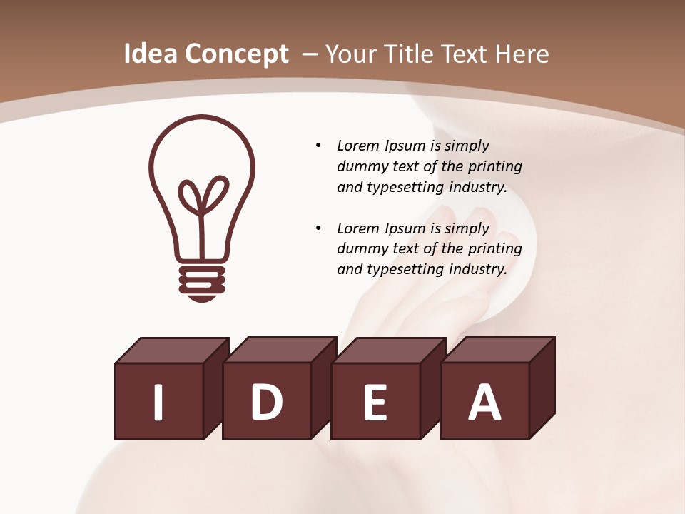 Studio Spa Female PowerPoint Template