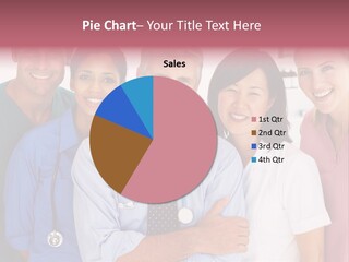 A Group Of Doctors Standing Next To Each Other PowerPoint Template