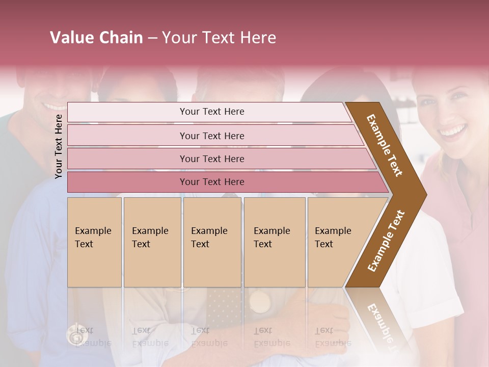 A Group Of Doctors Standing Next To Each Other PowerPoint Template