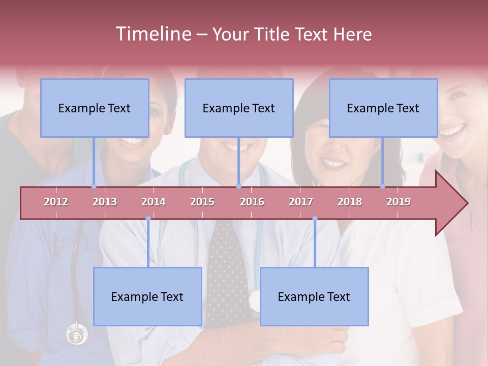 A Group Of Doctors Standing Next To Each Other PowerPoint Template