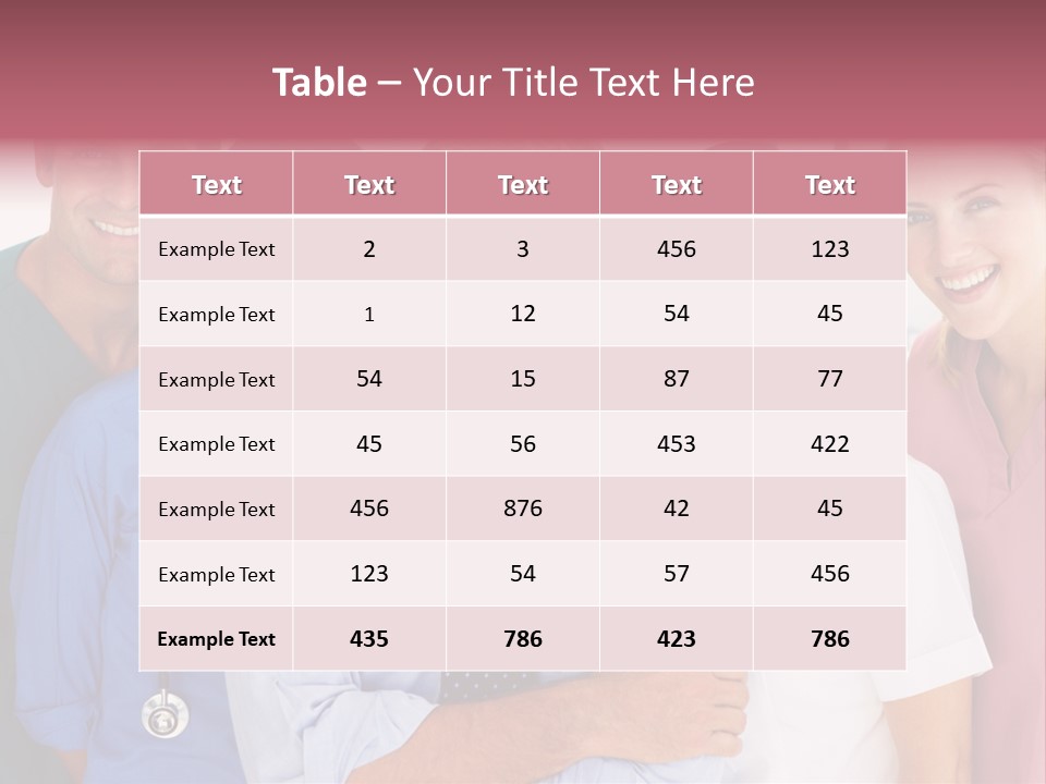 A Group Of Doctors Standing Next To Each Other PowerPoint Template