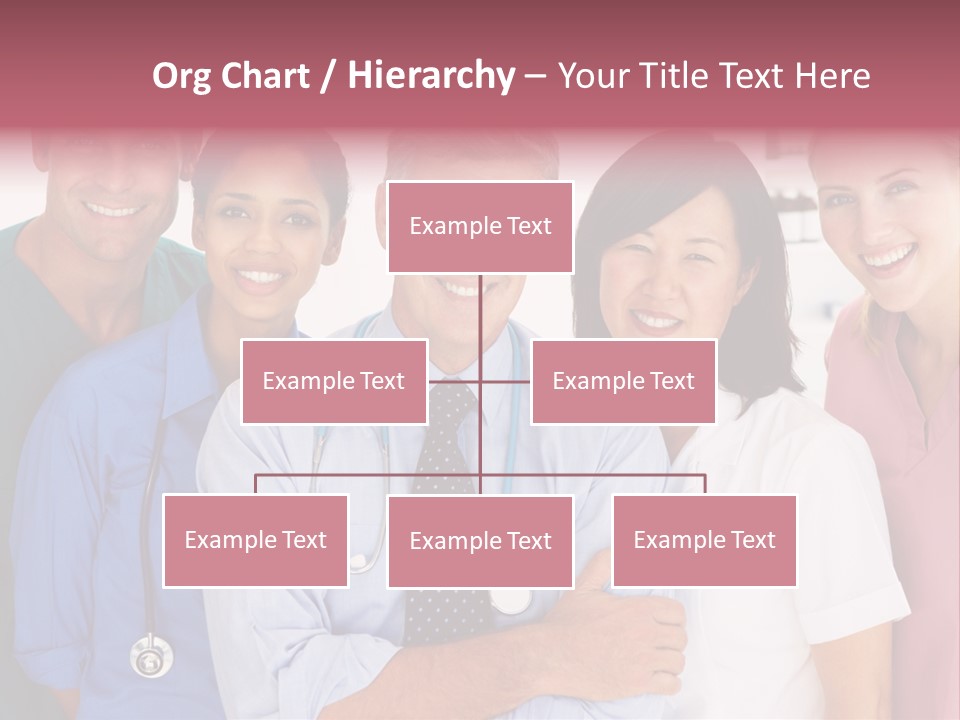 A Group Of Doctors Standing Next To Each Other PowerPoint Template