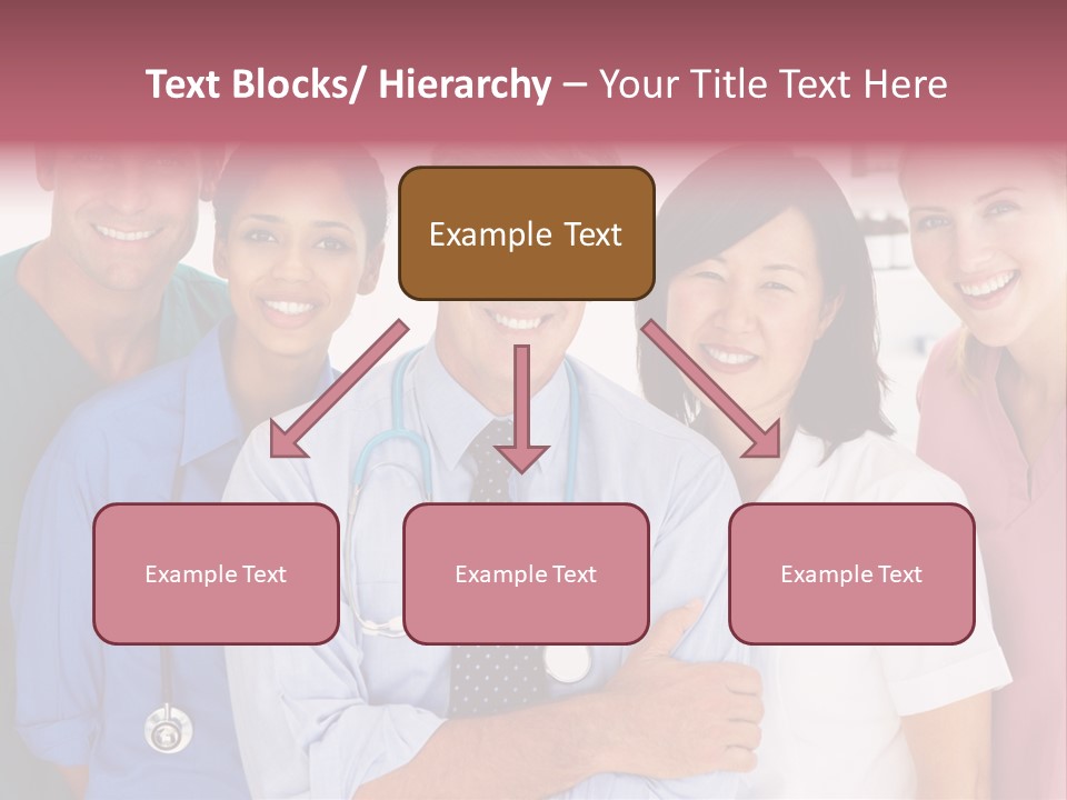 A Group Of Doctors Standing Next To Each Other PowerPoint Template