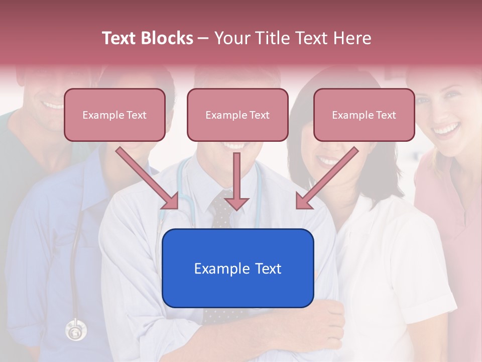 A Group Of Doctors Standing Next To Each Other PowerPoint Template