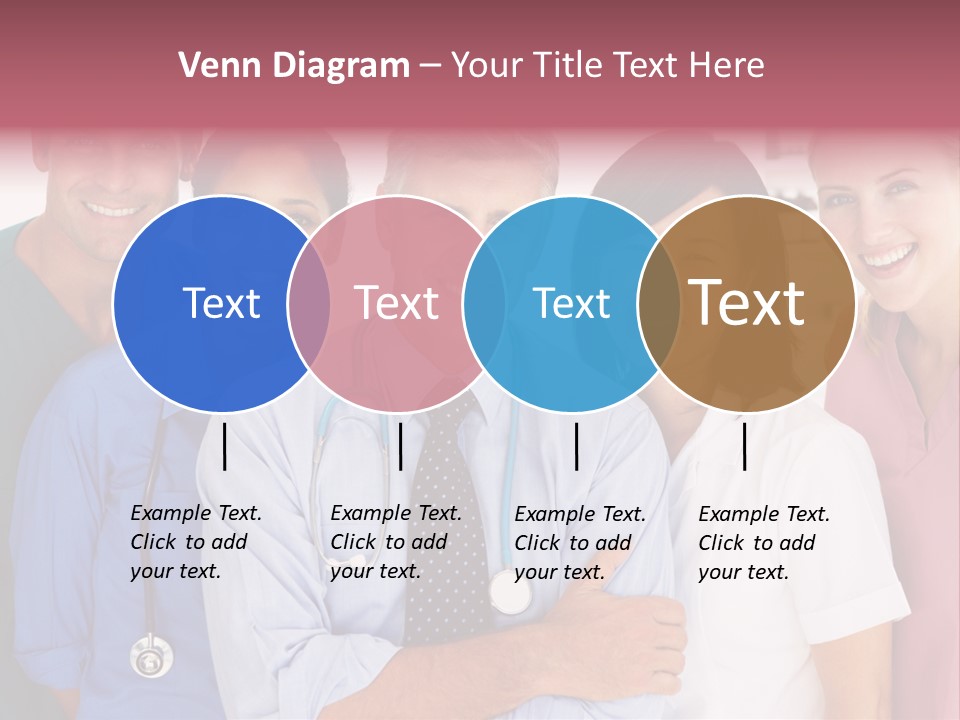 A Group Of Doctors Standing Next To Each Other PowerPoint Template
