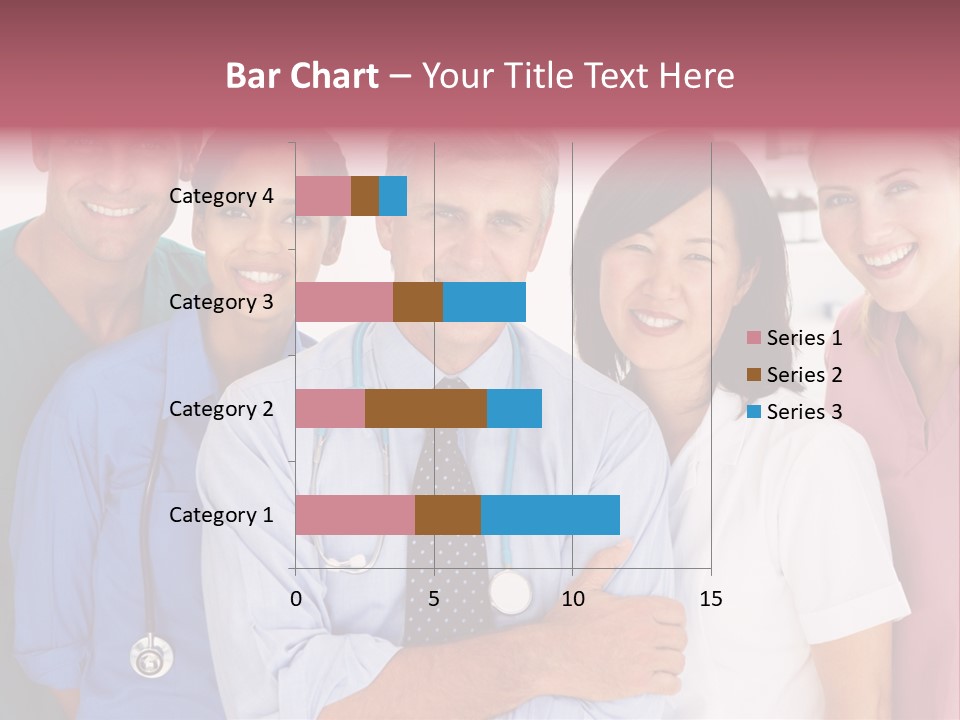 A Group Of Doctors Standing Next To Each Other PowerPoint Template