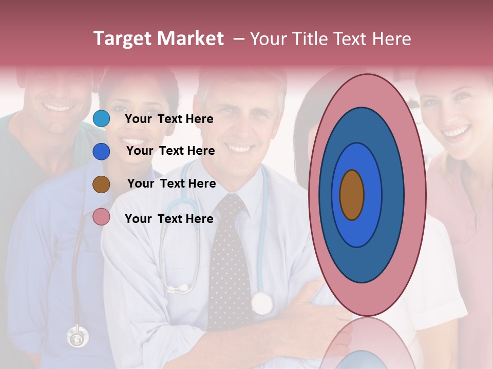 A Group Of Doctors Standing Next To Each Other PowerPoint Template