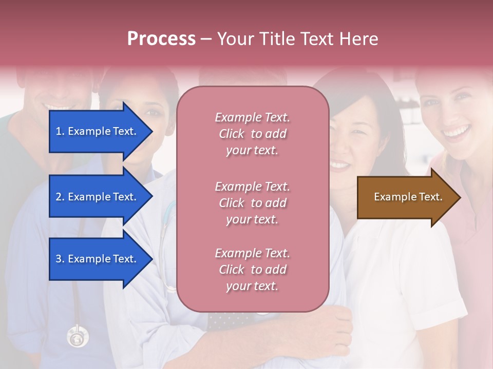 A Group Of Doctors Standing Next To Each Other PowerPoint Template