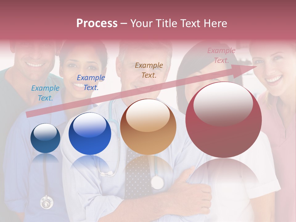 A Group Of Doctors Standing Next To Each Other PowerPoint Template