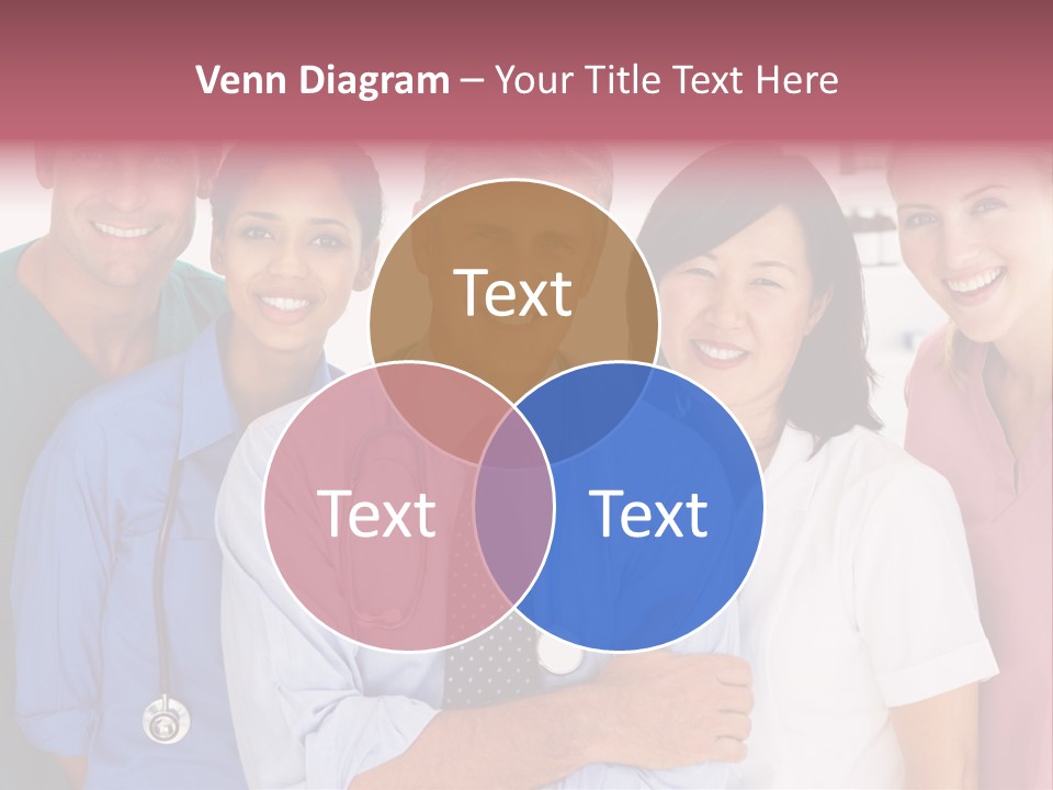 A Group Of Doctors Standing Next To Each Other PowerPoint Template