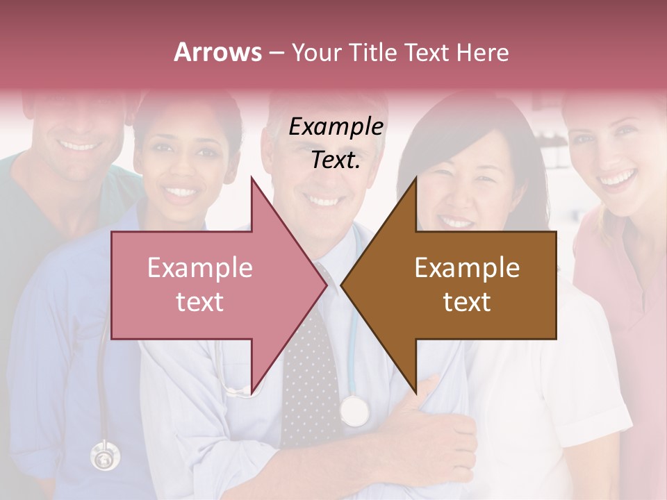 A Group Of Doctors Standing Next To Each Other PowerPoint Template