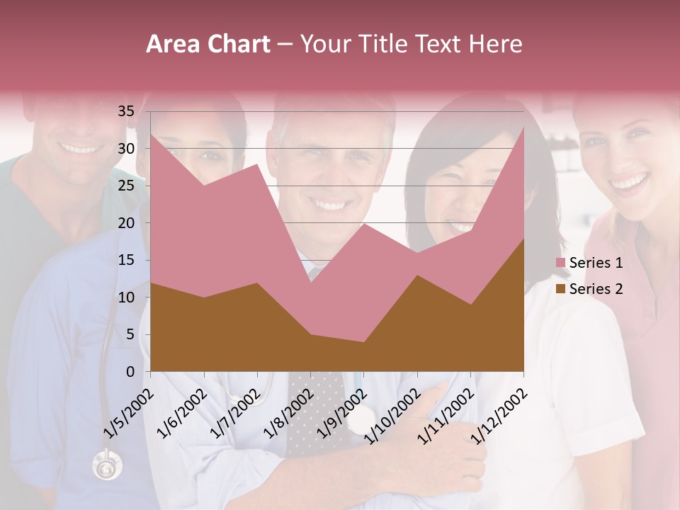 A Group Of Doctors Standing Next To Each Other PowerPoint Template