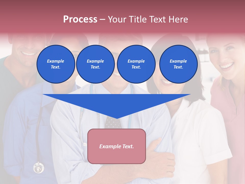 A Group Of Doctors Standing Next To Each Other PowerPoint Template