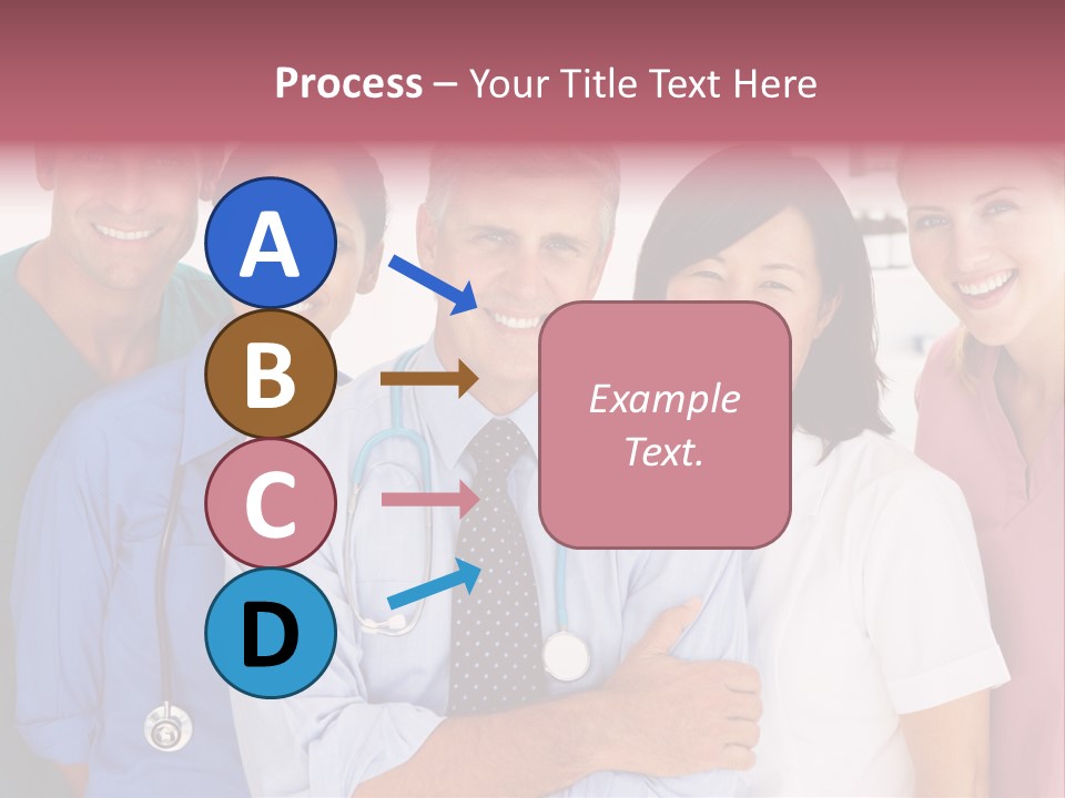 A Group Of Doctors Standing Next To Each Other PowerPoint Template
