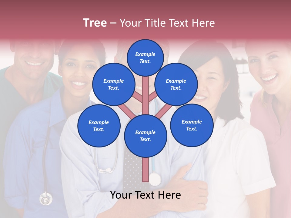 A Group Of Doctors Standing Next To Each Other PowerPoint Template