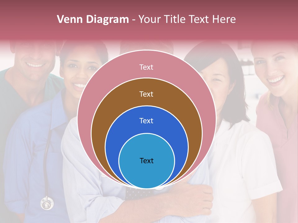 A Group Of Doctors Standing Next To Each Other PowerPoint Template