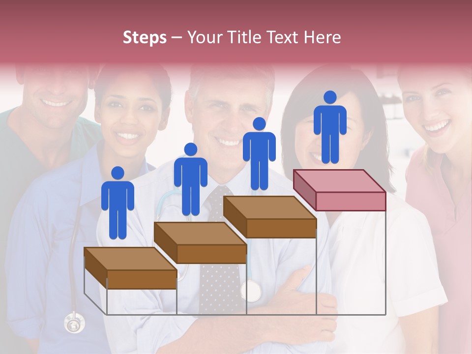 A Group Of Doctors Standing Next To Each Other PowerPoint Template