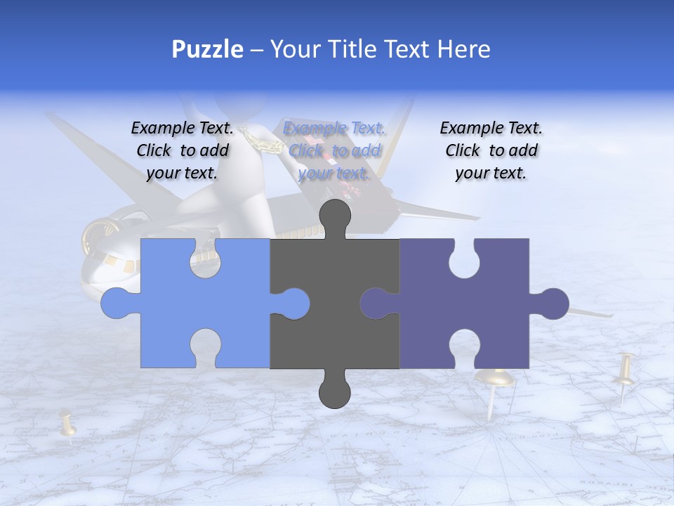 Blue Arrival Modern PowerPoint Template