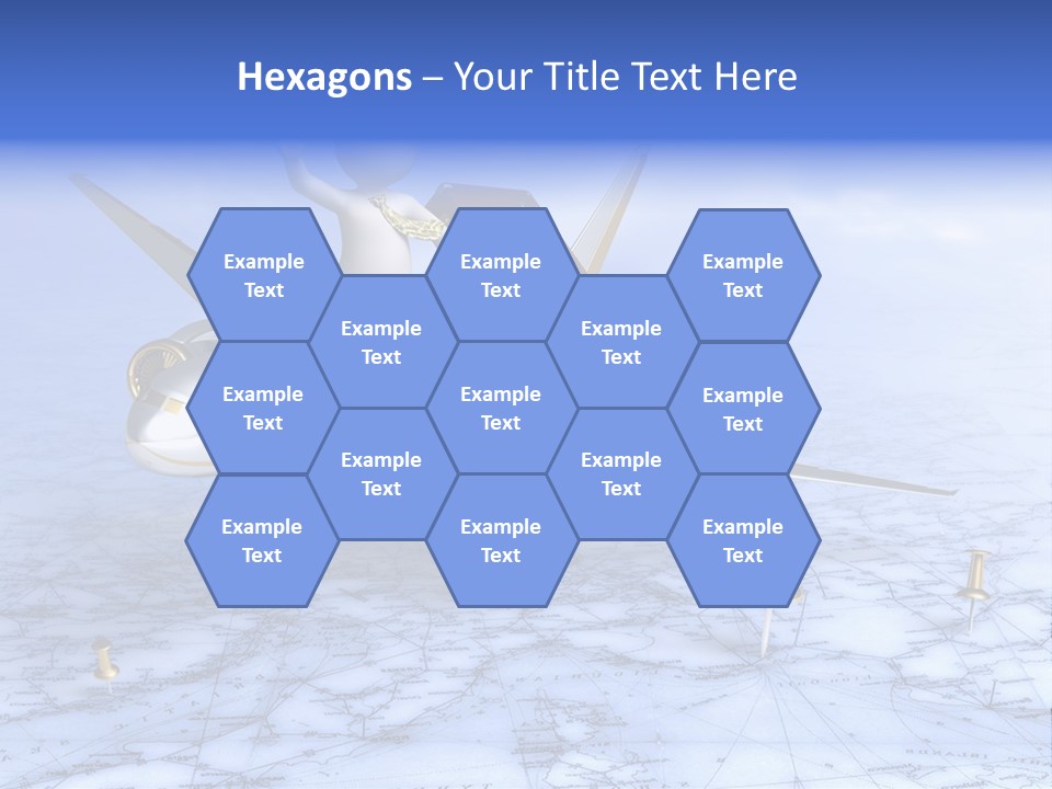 Blue Arrival Modern PowerPoint Template