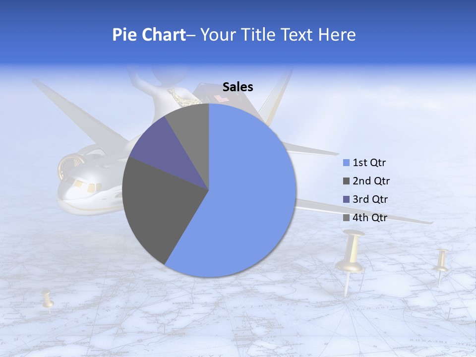 Blue Arrival Modern PowerPoint Template