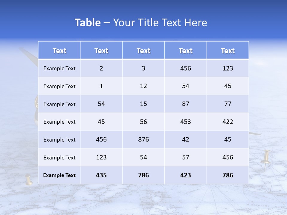 Blue Arrival Modern PowerPoint Template