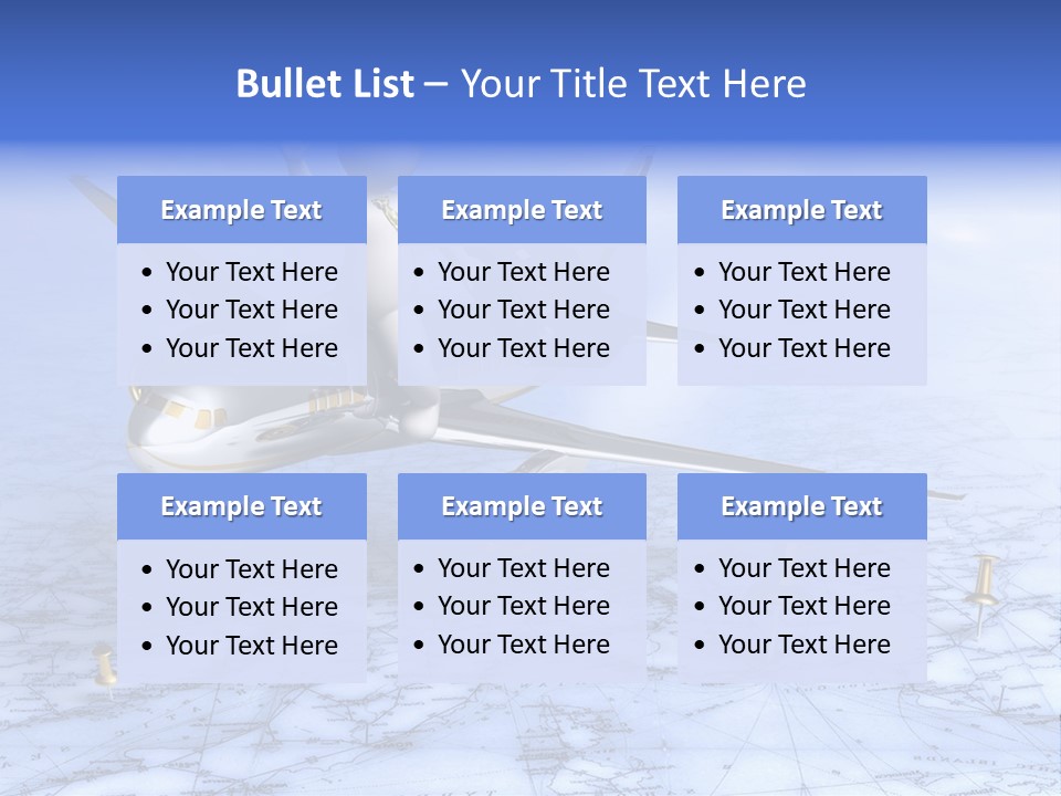 Blue Arrival Modern PowerPoint Template