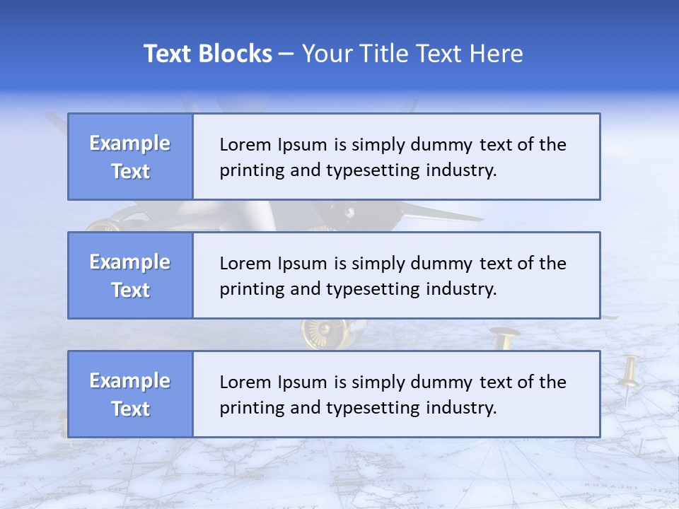 Blue Arrival Modern PowerPoint Template