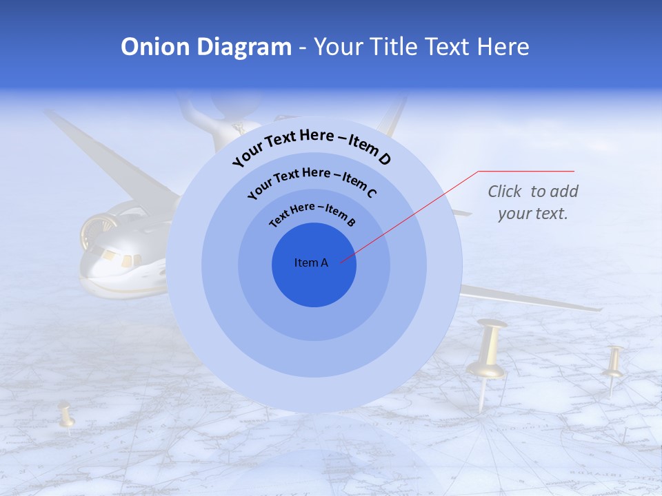 Blue Arrival Modern PowerPoint Template