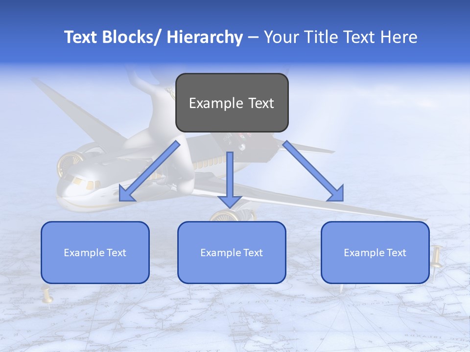 Blue Arrival Modern PowerPoint Template
