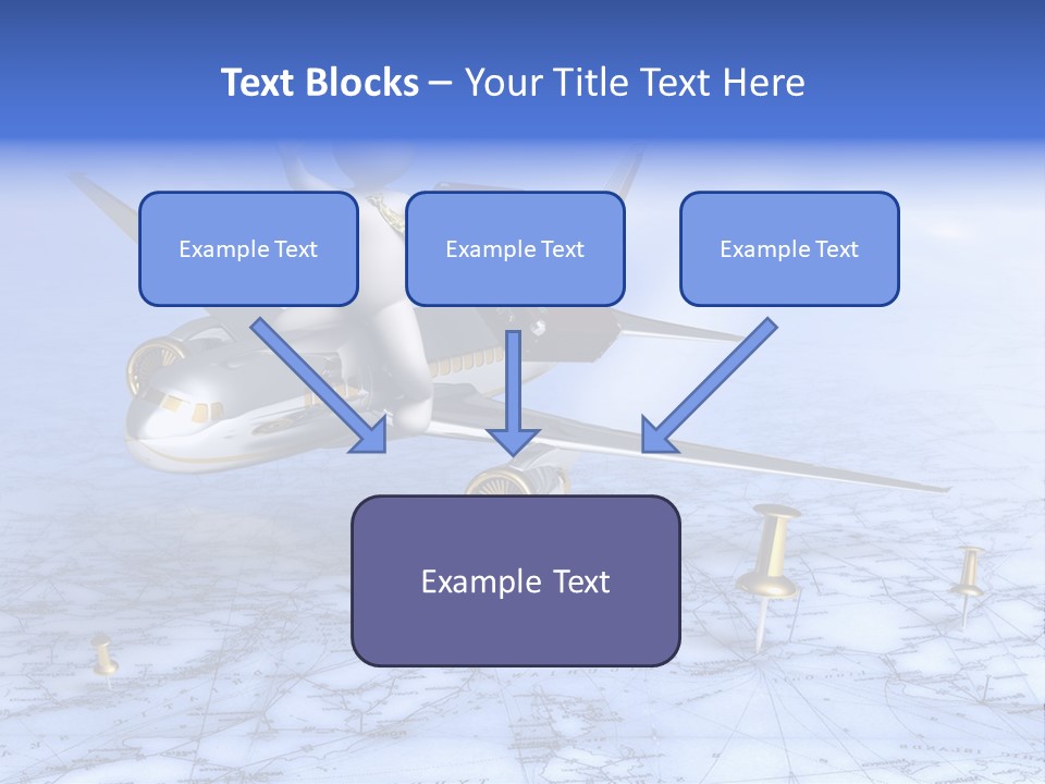 Blue Arrival Modern PowerPoint Template