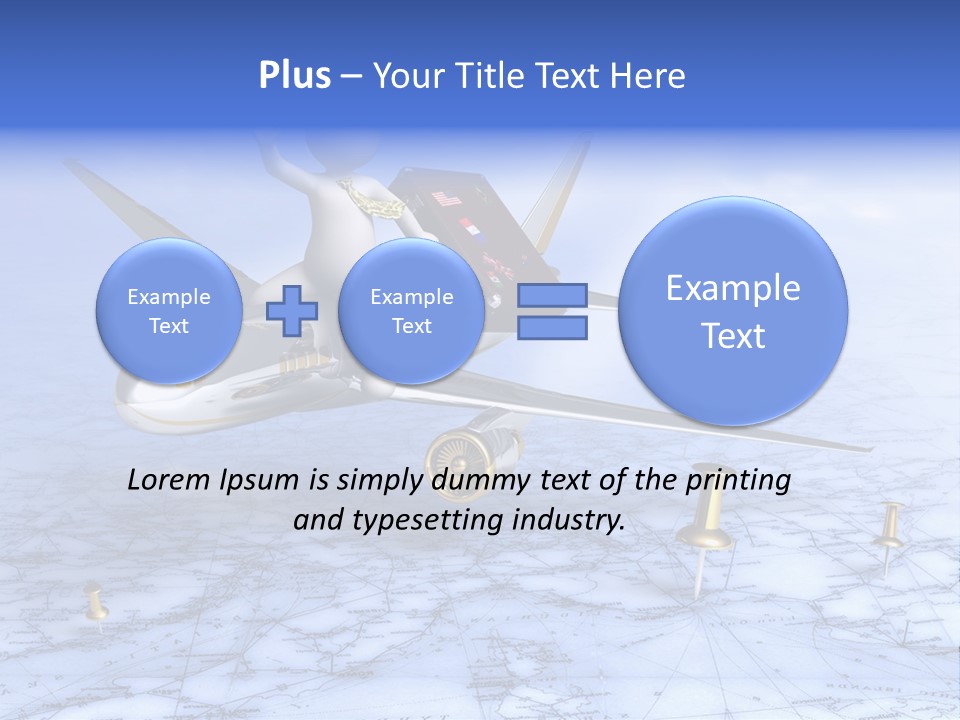 Blue Arrival Modern PowerPoint Template