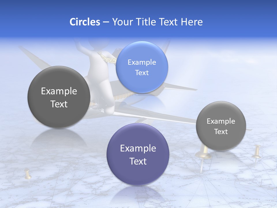 Blue Arrival Modern PowerPoint Template