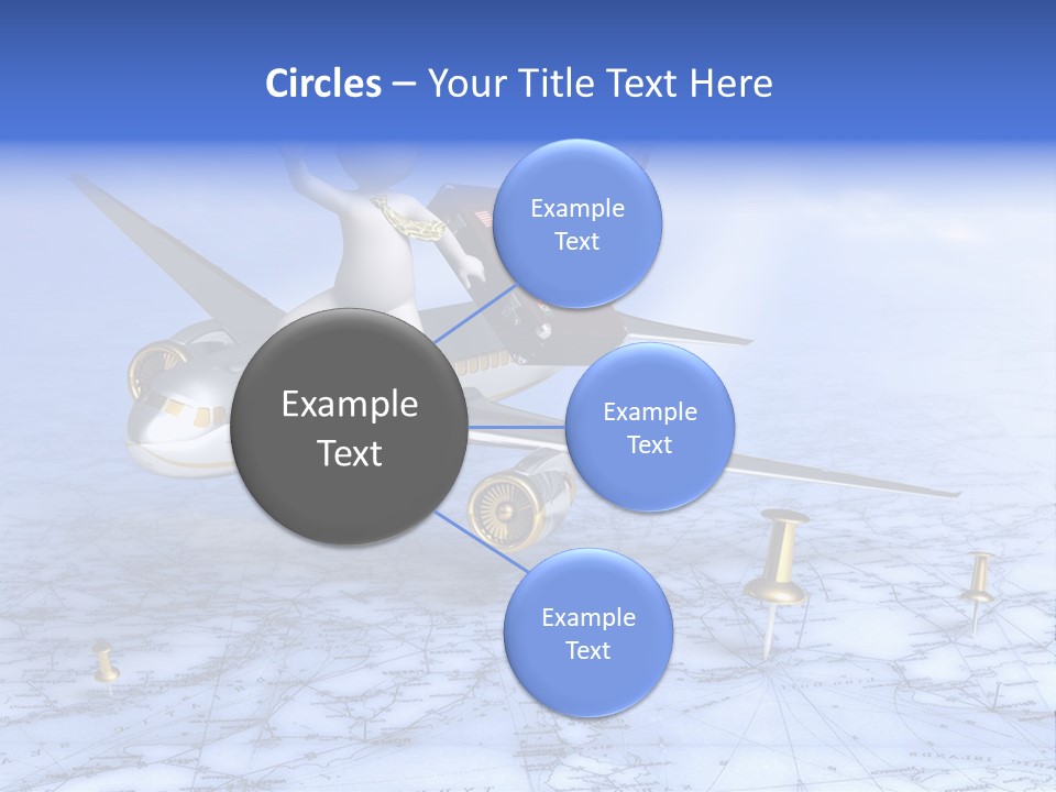 Blue Arrival Modern PowerPoint Template